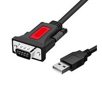 XTVTX Cavo USB a seriale R/S/232, cavo seriale da USB a DB9 maschio con chipset PL2303 Adattatore da USB a seriale R/S-2/32 a 9 pin per Windows 11/10/8.1/7/Vista/XP e Mac OS (1.5 m)