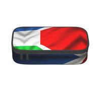 XTYGETY 1 astuccio in tessuto Oxford con bandiera del Costa Rica, astuccio per matite e pennarelli, per ufficio e università