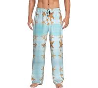 XTYGETY 3d Marittimo Estate Stampa Degli Uomini Pigiama Pantaloni Pantaloni Del Pigiama Morbido Sonno Pantaloni Per Gli Uomini Lounge Pant Per La Casa Comfort, Nero , M