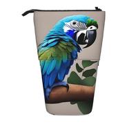 XTYGETY Astuccio telescopico con pappagallo blu che abbraccia 1 astuccio portapenne in tessuto Oxford, comodo e versatile