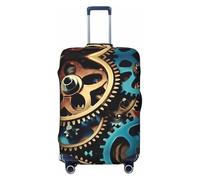 XTYGETY Cool Steampunk Gears, copertura protettiva per valigie, adatta per valigie da 45-81 cm, Nero , S