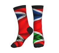 XTYGETY Costa Rica Flag 1 Stampa Mid-Crew Calzini Atletici Per Gli Uomini Traspiranti Calzini Sportivi Calzino Per La Corsa Delle Donne Calzino, 3 nero, Taglia unica