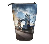XTYGETY Historic Old Tower Bridge London Oxford - Astuccio telescopico per penne e matite, comodo e versatile
