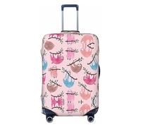 XTYGETY Naughty - Copertura protettiva per valigie con stampa bradipo da 45-81 cm, accessori da viaggio, Nero , XL