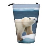 XTYGETY Polar Bear, astuccio telescopico in tessuto Oxford, astuccio per matite, comodo e versatile