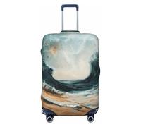 XTYGETY Within The Tides - Copertura protettiva per valigie, adatta per valigie da 45-81 cm, accessori da viaggio, Nero , M