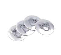 XTZYGLFD 4 Confezione da Adesivi per Copricerchi per Dacia Duster Logan Sandero Lodgy,adesivi per Ruote, Coprimozzo Ruota, Adesivo Copricerchione,accessori Adesivi Badge,Silver