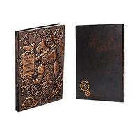 XUAN Taccuino righe a5,personale Diario di Viaggio pelle,Quaderno Appunti vintage, copertina rigida,fatto a mano,Goffrata,200 pagine,idee Regalo compleanno laurea per Donna Uomo Ragazza ragazzo amica