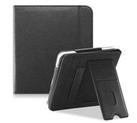 Xuanbeier Custodia Protettiva Compatibile con Kobo Libra Color/Libra 2/Libra BW 7"e Tolino Vision Color/Vision 6e-Book con cinturino da polso e funzione di spegnimento/riattivazione auto,Nero