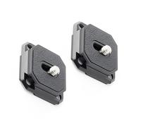 Xuancai 2 PZ Lega di Alluminio Piastra Rilasciata Rapida 38mm Camera Mount Board Per Treppiede Testa E Spalla Harness Clip Fotocamera Accessorio