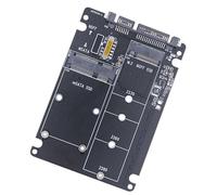 Xuancai Adattatore da MSATA a SATA3 converte disco solido in 2,5"/3,5" con facilità multiplo supportato PCIExpress