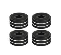 Xuancai Antiscivolo Piedi di Fissaggio Pad 30X15mm Isolamento Assorbire Ammortizzatore Amplificatore Base Piedi In Lega di Alluminio Copertura Del Piede Amplificatore Shock Pad