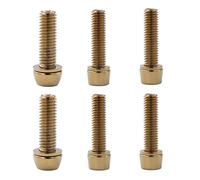 Xuancai Biciclette Stem Bulloni Acciaio Bike Stem Vite M5/6x20mm Bike Manubrio Viti Parti Biciclette Per Ciclismo MTB-Biciclette Parti