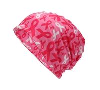 Xuancai Cappello con teschio di supporto per la consapevolezza del cancro al seno elastico copricapo accessorio di moda senza tesa per le donne sport all'aria aperta copricapo, Stile 7, Taglia unica