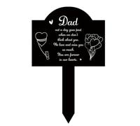 Xuancai Cimitero Mamma Papà Memorial Grave Palo Cimitero Graveside Segno Per Casa E Giardino Decorazione Cimitero Grave Segno Giardino Pet Remembrance Palo