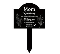 Xuancai Cimitero Mamma Papà Memorial Grave Palo Cimitero Graveside Segno Per Casa E Giardino Decorazione Cimitero Grave Segno Giardino Pet Remembrance Palo