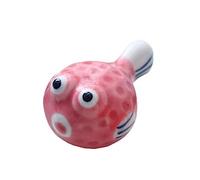 Xuancai Confezione da 6 poggia bacchette in ceramica a forma di pesce palla per forchetta, cucchiaio, pesce palla