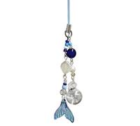Xuancai Dolce coda di pesce Shell Bead Ciondolo Catena Del Telefono Cinghia Della Tasca Portachiavi Della Cinghia Appendini Decorazione Per Borsa Borsa Telefono Pendente Cordino Per Cartoon Charm