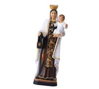 Xuancai Elegante statua in resina madre e figlio religiosa vergine madre statua Decors per Natale Home Office Table Display resina Virgin Marys figura