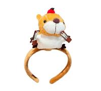 Xuancai Fasce per capelli a forma di animale dei cartoni animati per Halloween a tema incontri fascia per capelli appassionati di film fasce per capelli in peluche per adolescenti adulti