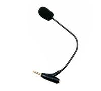 Xuancai Microfono da 3,5 mm per cuffie da gioco Cuffie Microfono con schiuma nera Microfono da gioco Flessibile 7.5 "Sostituzione del microfono per cuffie da gioco