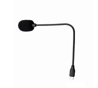 Xuancai Microfono omnidirezionale a collo d'oca tipo C con chip IC da 20Hz a 16KHz risposta in frequenza spugna parabrezza incluso tipo C con chip IC