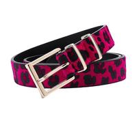 Xuancai Retro Catena Del Corpo Per Vestito Stage Dancing Per Le Donne Ragazze Leopardi Stampa Cintura Hot Girl Facile Cintura Elegante Catena Leopard Print Uomo, Rosso rosato, L