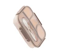 Xuancai Scatola Bentos a 4 scomparti, isolata, adatta al microonde, 1100 ml, a prova di perdite, portatile, per scuola e ufficio