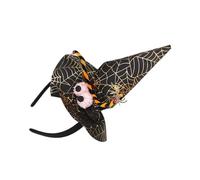 Xuancai Spiderweb Witch Caps Fascia per adulti Halloween Wizard Hat Hairhoop Party Headwear Cloche Hat Roleplaying Costume Puntelli Costume Fascia