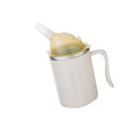 Xuancai Tazza per il recupero del paziente, 400 ml, con cannuccia anti-strangolo, adatta per diete liquide, attacco vittime, gestazione, cura della gestazione, antiruggine, ergonomica, da sola