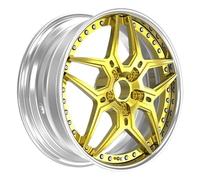 Xuanqingyi Store Cerchio lucidato con mozzo ruota forgiato in due pezzi da 4 pezzi compatibile con Roma 348 488 F8 812 360 SF90 458 Cerchioni