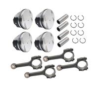 Xuanqingyi Store Kit bielle e fasce elastiche compatibili con Bu*ick, compatibile con Sat*urn 2.4L Bielle e parti