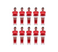 Xuanxi 10Pcs Hard Calcio Foosball Man Piccole Figure Da Tavolo Macchina Da Calcio Action Figure Facile Da Usare Piccole Figure Da Tavolo