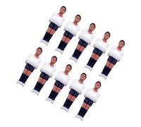 Xuanxi 10Pcs Hard Calcio Foosball Man Piccole Figure Da Tavolo Macchina Da Calcio Action Figure Facile Da Usare Piccole Figure Da Tavolo