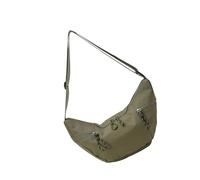 Xuanxi Mezzaluna Borsa Piccola Imbracature Crossbody Bag Con Mezza Luna Forma Alla Moda Fionde Luna Borse Slouchy Dumpling Borse Crossbody Per Le Donne, Verde, One Size