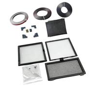 Xuanxi Rete di protezione per acquari di ricambio impedisce il salto, include robusti supporti di montaggio per acquari e rete anti salto