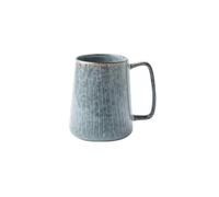 Xuanyingfafafa Tazze da caffè, Tazza da caffè in ceramica con grana verticale retrò, personalità for la casa, super capiente, tazza tè creativa for ufficio