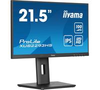 iiyama Monitor Desktop XUB2293HS-B6-21.5", Full HD LED, IPS, 1920 x 1080/100Hz,1H1DP, HAS, Nero
