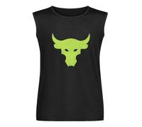 XUBLCX Brahma Bull Mens Black Sleeveless T-Shirt Graphic Tee Printed Unisex Vest Tank Tops Shirt M