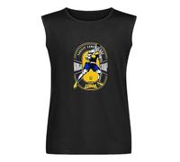 XUBLCX Lomachenko Boxing Worldharajuku Mens Black Sleeveless T-Shirt Graphic Tee Printed Unisex Vest Tank Tops Shirt S