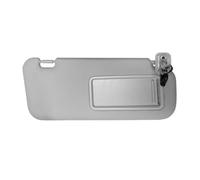 XUBOR 1/2 pz Lato conducente sinistro passeggero destro Parasole interno for auto con kit specchio for il trucco, for Mazda, 3 2010-2013 Parasole per auto(Gray 1pc Right)