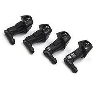 XUBOR 4 pezzi ABS ugello spruzzatore acqua tergicristallo parabrezza auto Ugello lavavetri riscaldato