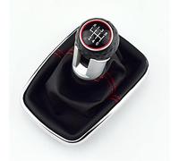 XUBOR 5or6 velocità 12mm leva del pomello del cambio leva del cambio cuffia ghetta, for Volkswagen, for VW, for Golf 4 IV MK4 GTI R32, for Bora, for Jetta 1999-2004 Pomello del cambio(RED 6 Speed A)
