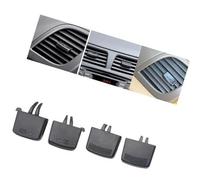 XUBOR Auto A/C Griglia di Sfiato Dell'aria Tab Clip Automobile, for Hyundai, for VERNA for SOLARIS 2010 2011 2012 2013 2014 2015 2016 Clip per bocchette di ventilazione dell'auto(BLACK 4Pcs set)
