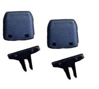 XUBOR Auto Anteriore Posteriore Cruscotto Aria Condizionata Bocchette Tab Clip Pick, for VW, for Golf, 7 7.5 for MK7 MK7.5 2013-2019 Clip per bocchette di ventilazione dell'auto(BLACK Rear 2PCS)