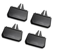 XUBOR Auto Anteriore Posteriore Cruscotto Aria Condizionata Bocchette Tab Clip Pick, for VW, for Golf, 7 7.5 for MK7 MK7.5 2013-2019 Clip per bocchette di ventilazione dell'auto(BLACK Front 4PCS)