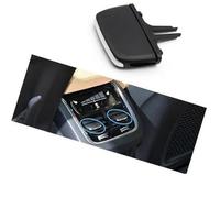 XUBOR Auto Posteriore Aria Condizionata AC Griglia di Sfiato Uscita Slider Tab Clip, for VOLVO, V90 S90 2016 2017 2018 2019 2020 2021-2024 Clip per bocchette di ventilazione dell'auto(BLACK Rear 1PC)
