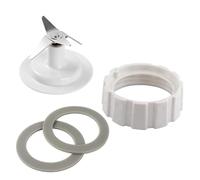 XUBOR Blade Replacement Parts with Jar Base Cap and O-Ring Seal Gasket Accessories Kit, for Hamilton Beach, Blender Parts Lama del frullatore