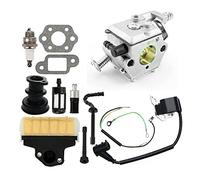 XUBOR Bobina di accensione carburatore, for STIHL, 021 023 025 MS210 MS230 MS250 1123 1200 604 Candela di aspirazione Candela per tosaerba
