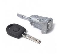 XUBOR Chiave cilindro serratura porta 604837167 604837168, per Vw, per Golf, 4 Iv Mk4, per Bora, A6, per Skoda, Fabia, per Polo, 1997-2009 Meccanismo di chiusura della porta(Right)
